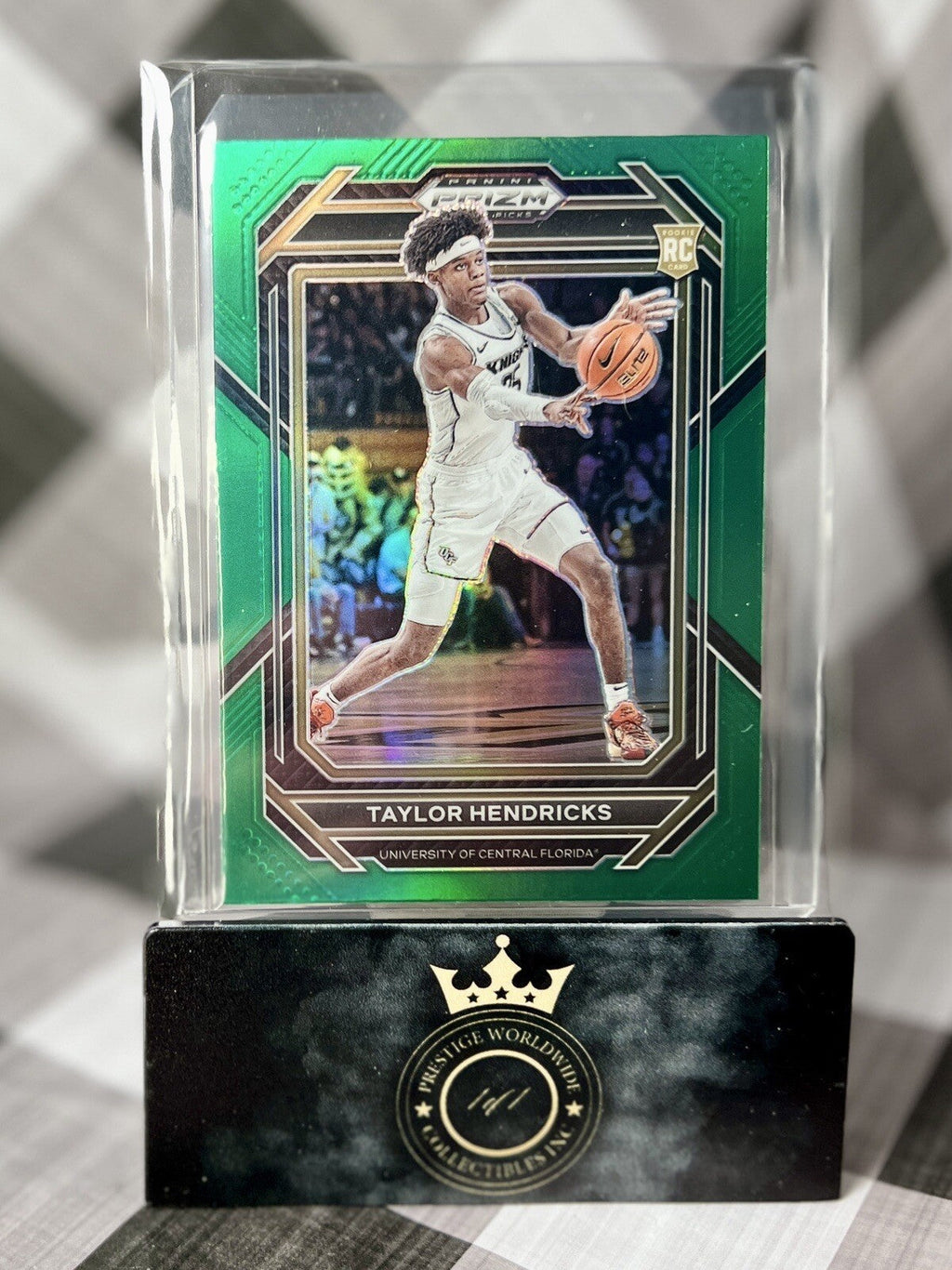 Taylor Hendricks 2023 Prizm Draft Picks Green Prizm #19 UCF & Utah Jazz RC