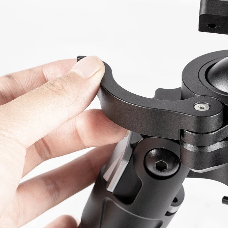 Linkogear Carbon Fiber Tripod – Picatinny/Arca, 64" Max, 66lb Capacity - Black