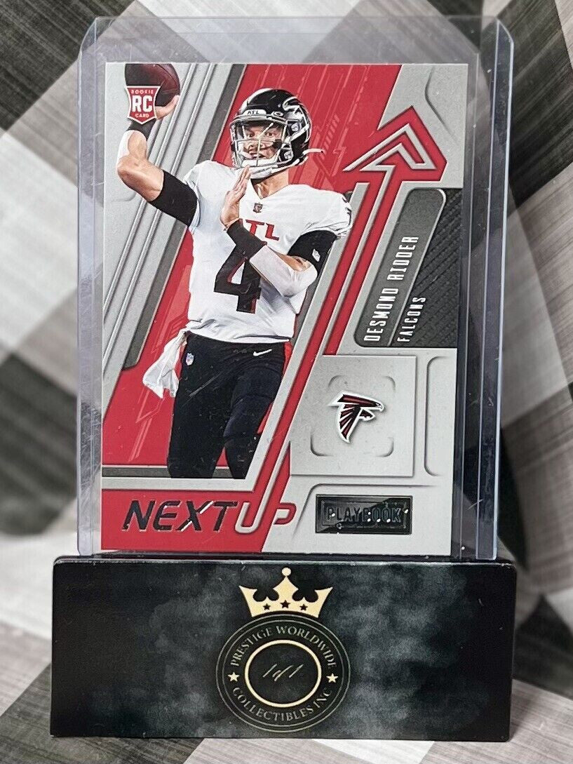 Desmond Ridder 2022 Panini Playbook Next Up Rookie #NU-4 Atlanta Falcons RC