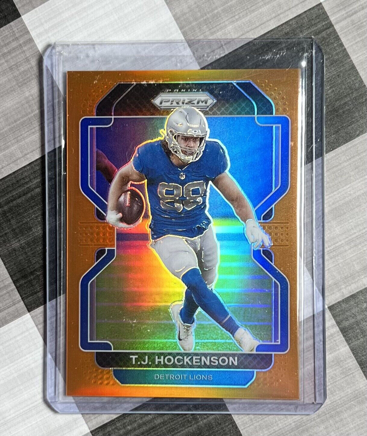 2021 Panini Prizm TJ Hockenson Orange Prizm SP 237/249 #147 - Detroit Lions!🔥🔥