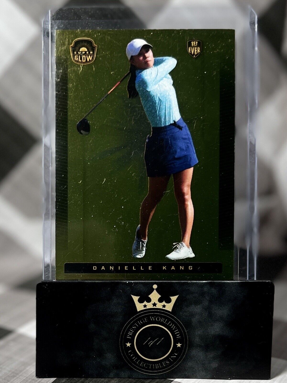 Danielle Kang 2021 Super Glow Gold Foil 1st Ever Rookie #10 LPGA RC SP