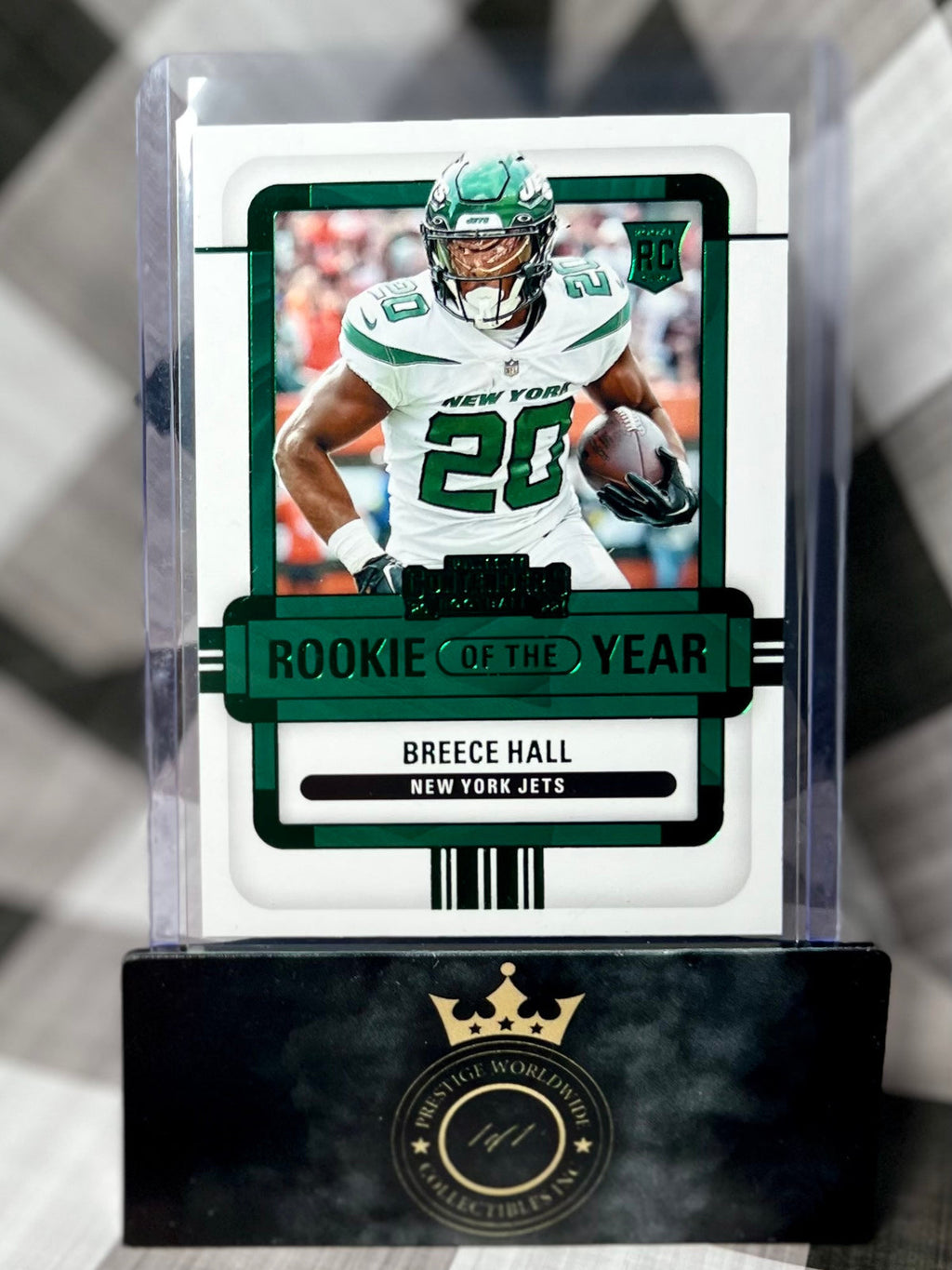 Breece Hall 2022 Contenders Emerald Rookie of the Year #ROY-BHA