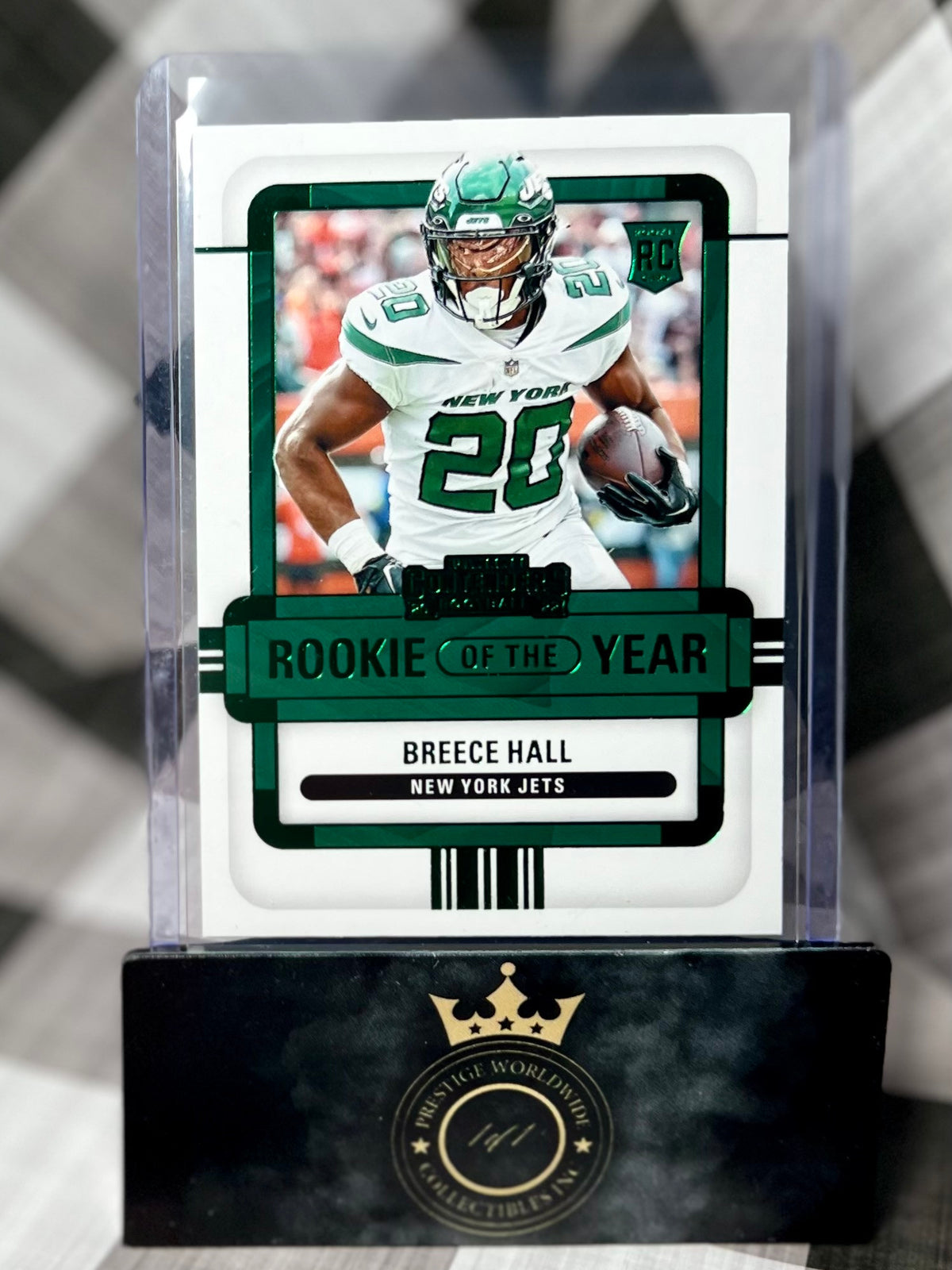 Breece Hall 2022 Contenders Emerald Rookie of the Year #ROY-BHA