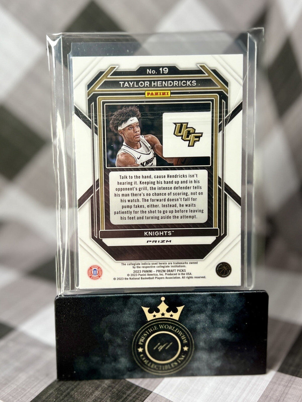 Taylor Hendricks 2023 Prizm Draft Picks Green Prizm #19 UCF & Utah Jazz RC