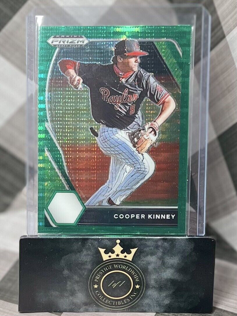 Cooper Kinney 2021 Prizm Draft Picks Green Pulsar Rookie #PDP34 USC & TB Rays RC