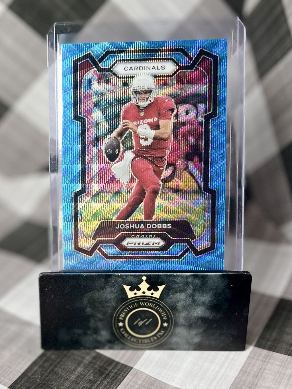 Joshua Dobbs 2023 Panini Prizm Blue Wave Prizm /199 #3 Arizona Cardinals SP MIN