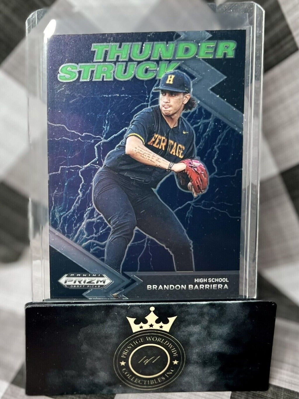 Brandon Barriera 2022 Prizm Draft Picks Insert Thunder Struck #TH-BB Toronto BJ