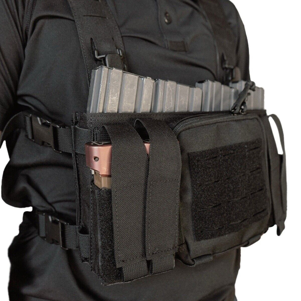 MUCTAC Tactical Chest Rig – 1000D Nylon, Quick Release, Modular Design