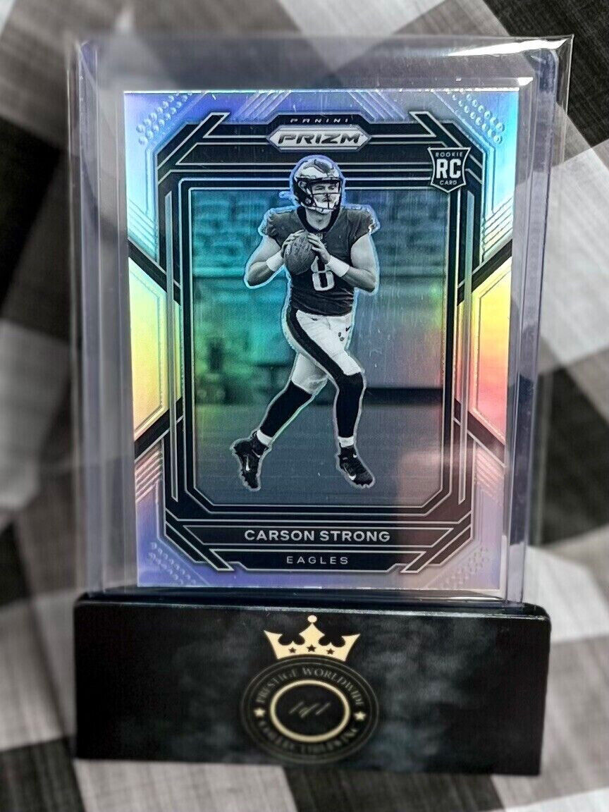 Carson Strong 2022 Panini Prizm Negative Variation Prizm #307 Eagles SP RC