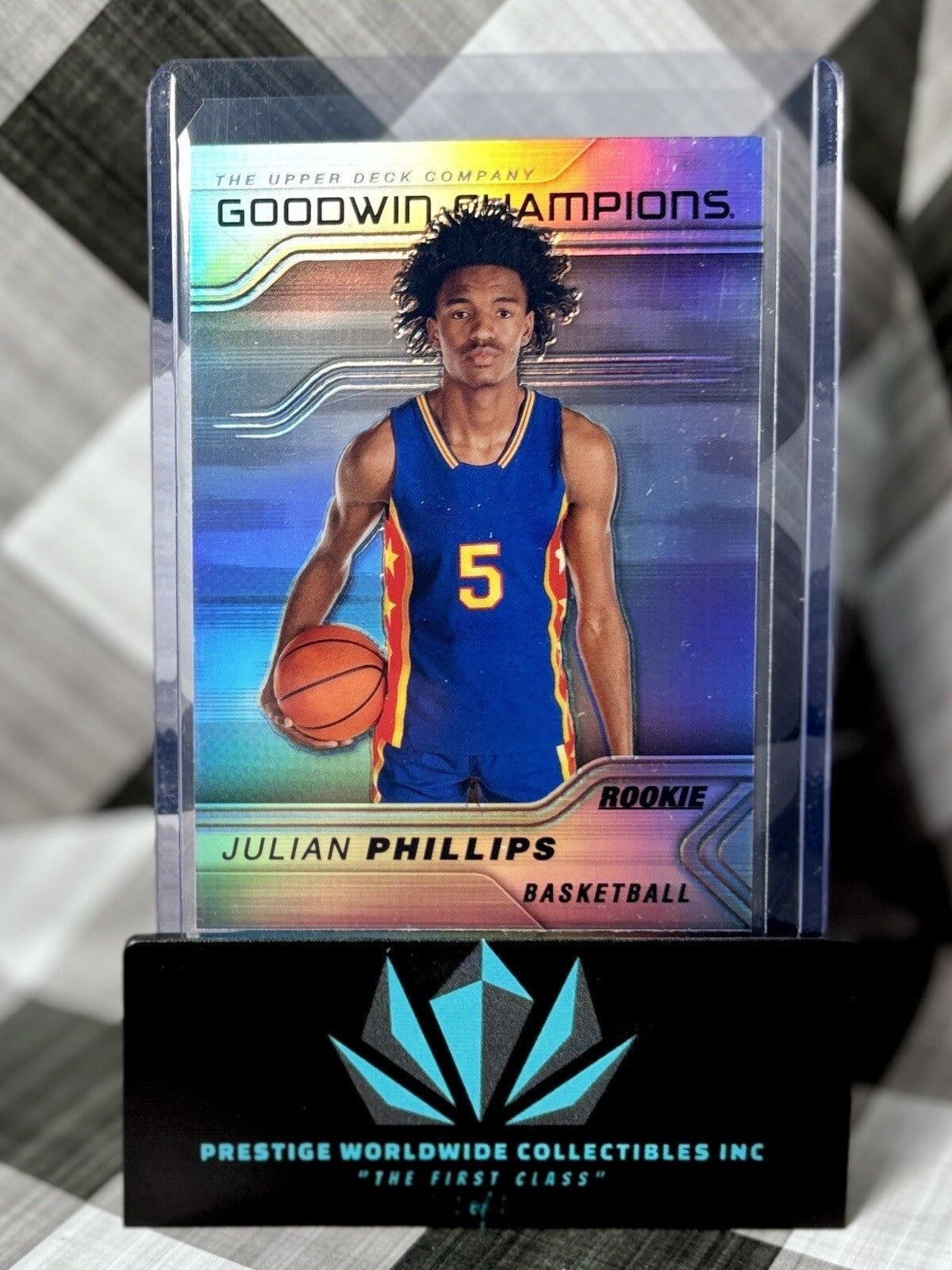 Julian Phillips 2023 Upper Deck Goodwin Champions Rainbow #P43 Chicago Bulls RC