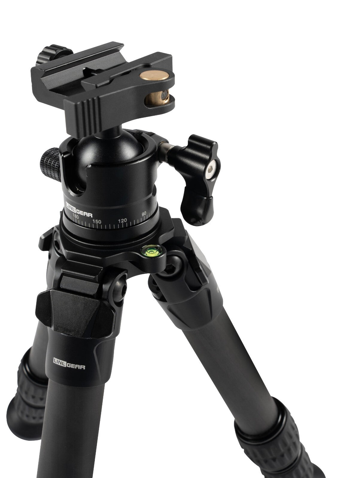 LINKOGEAR HT-223 Carbon Tripod Picatinny + Monoball Fix 26mm Clamp CNC Head