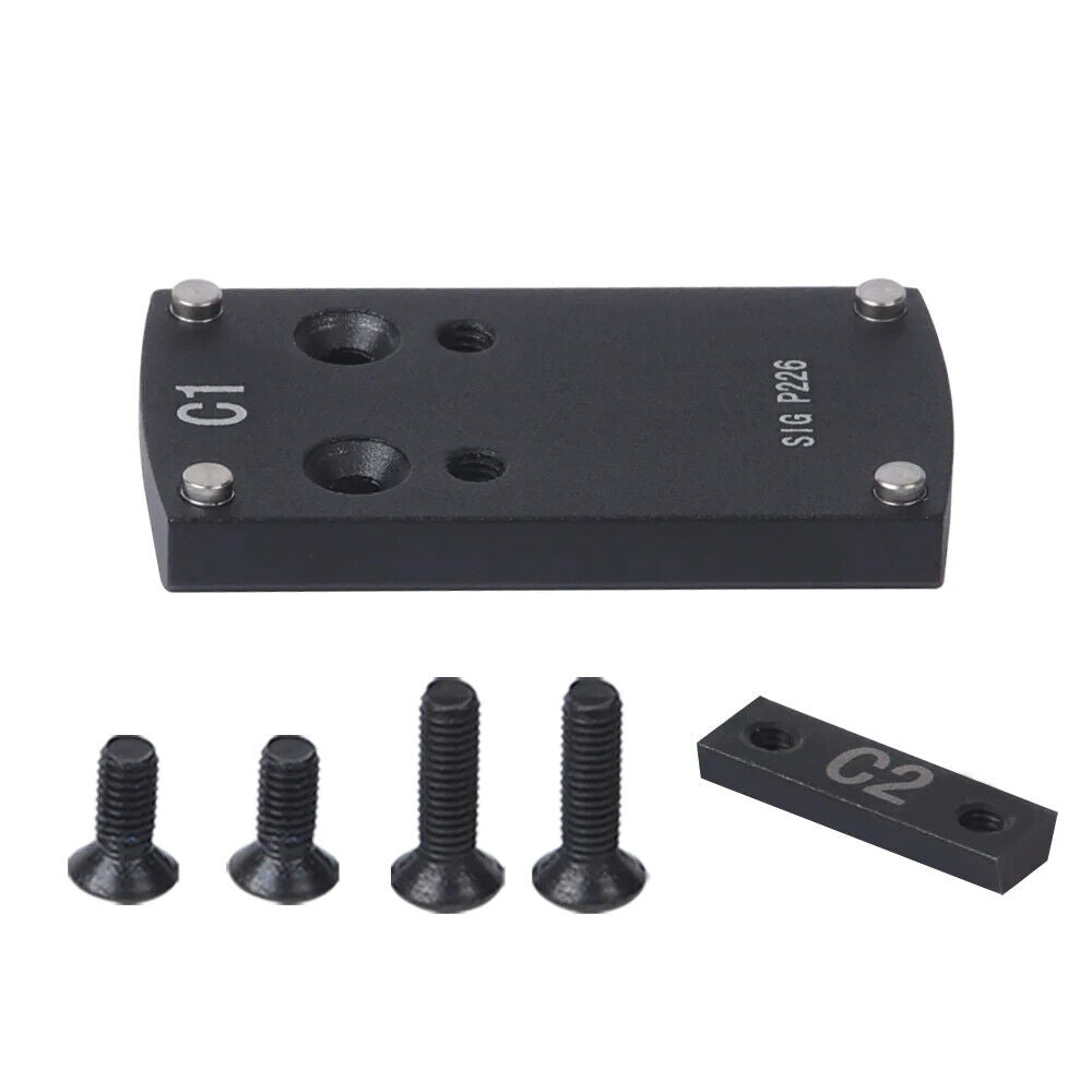 Red Win Pistol Sight Mount Bases - Glk, 1911, Sig, Beretta, Springfield, HK