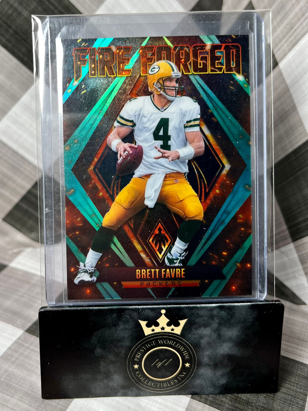 Brett Favre 2022 Phoenix Fire Forged Teal /199 #FF-10 Green Bay Packers