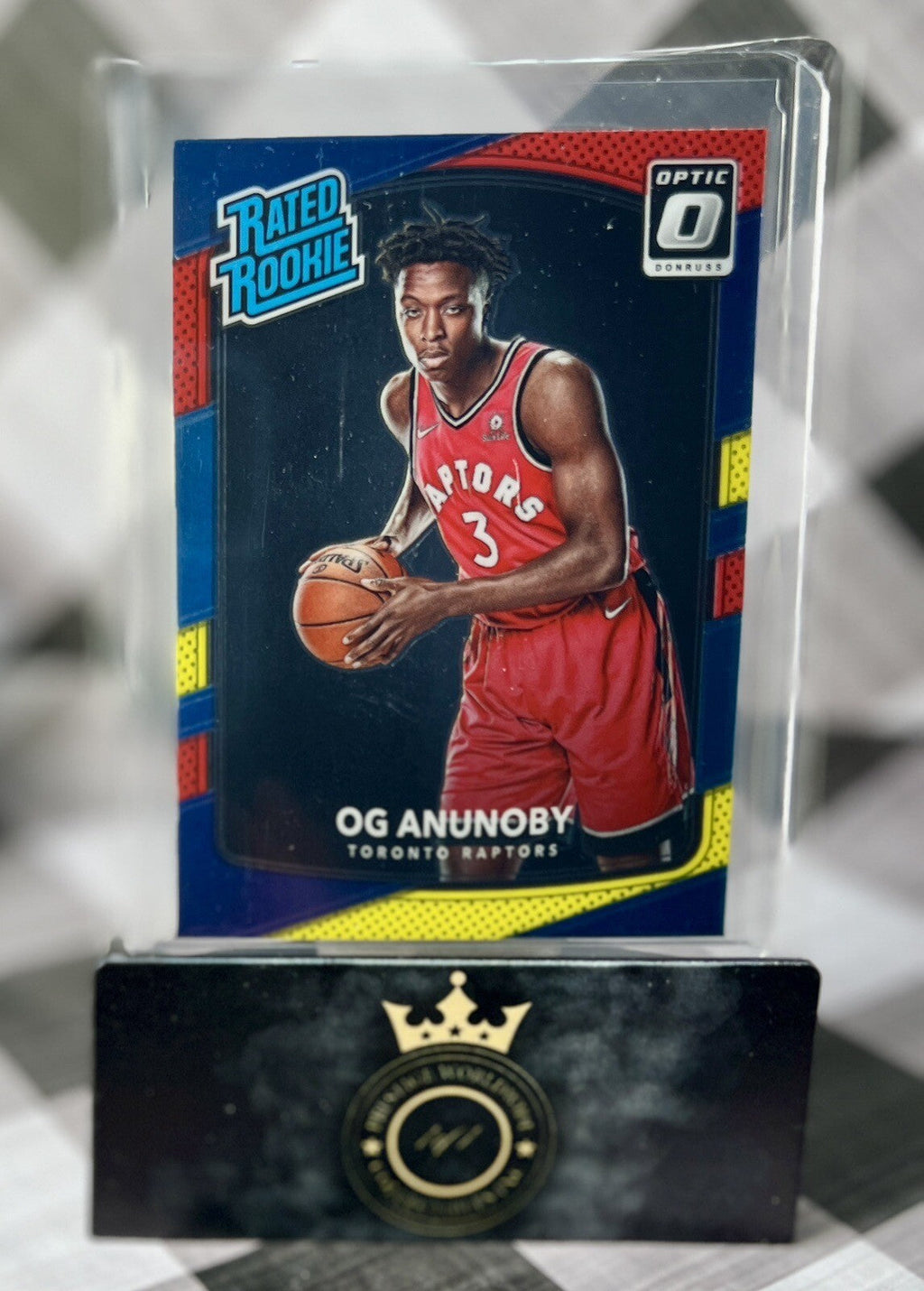 OG Anunoby 2017-18 Donruss Optic Rated Rookie Red Yellow #178 Toronto Raptors RC