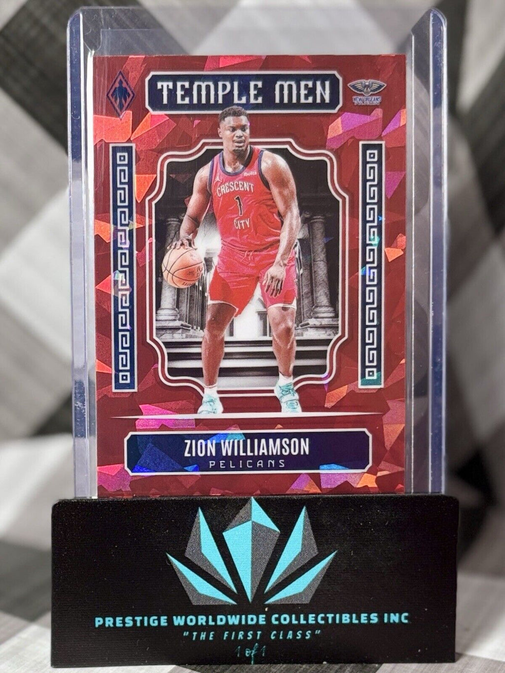 Zion Williamson 2023-24 Phoenix Temple Men Red Ice #6 New Orleans Pelicans