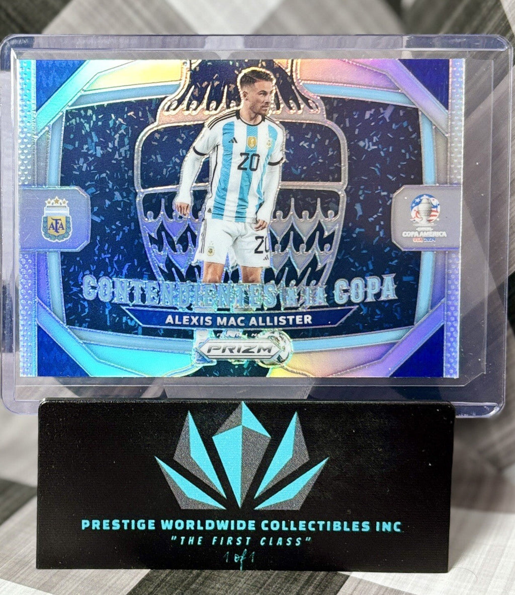 Alexis Mac Allister 2023-24 Prizm Copa America Contendientes Silver #24 ARG