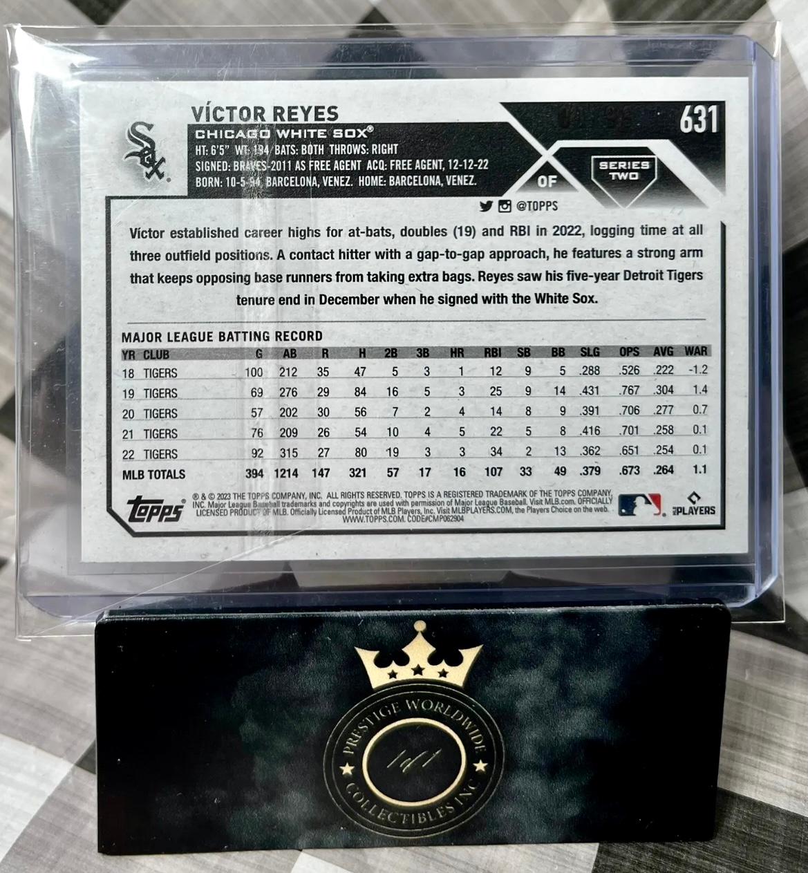 Victor Reyes 2023 Topps SSP /99 #631 - CHI White Sox