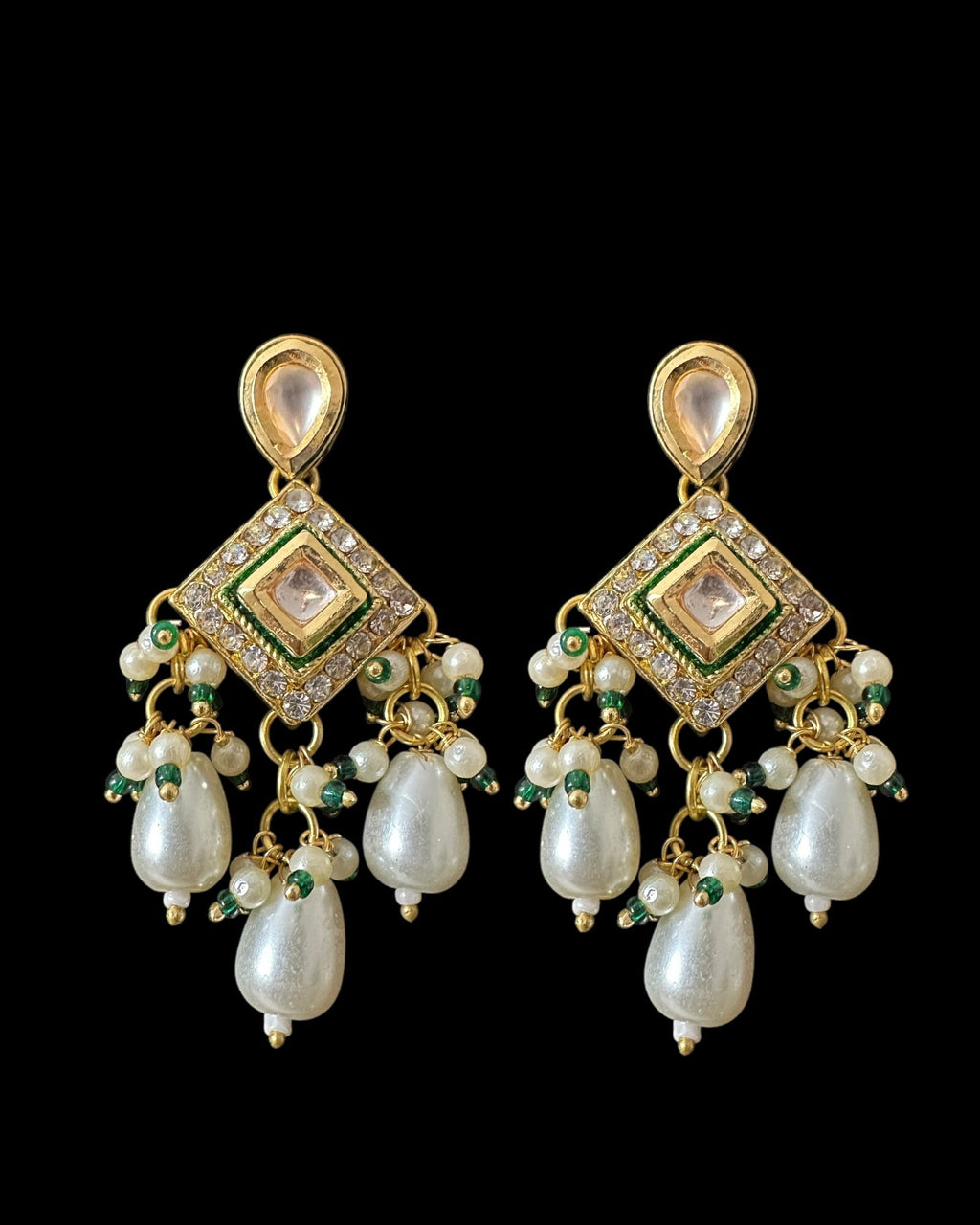 PS552 High quality kundan and pearl pendant set ( READY TO SHIP )