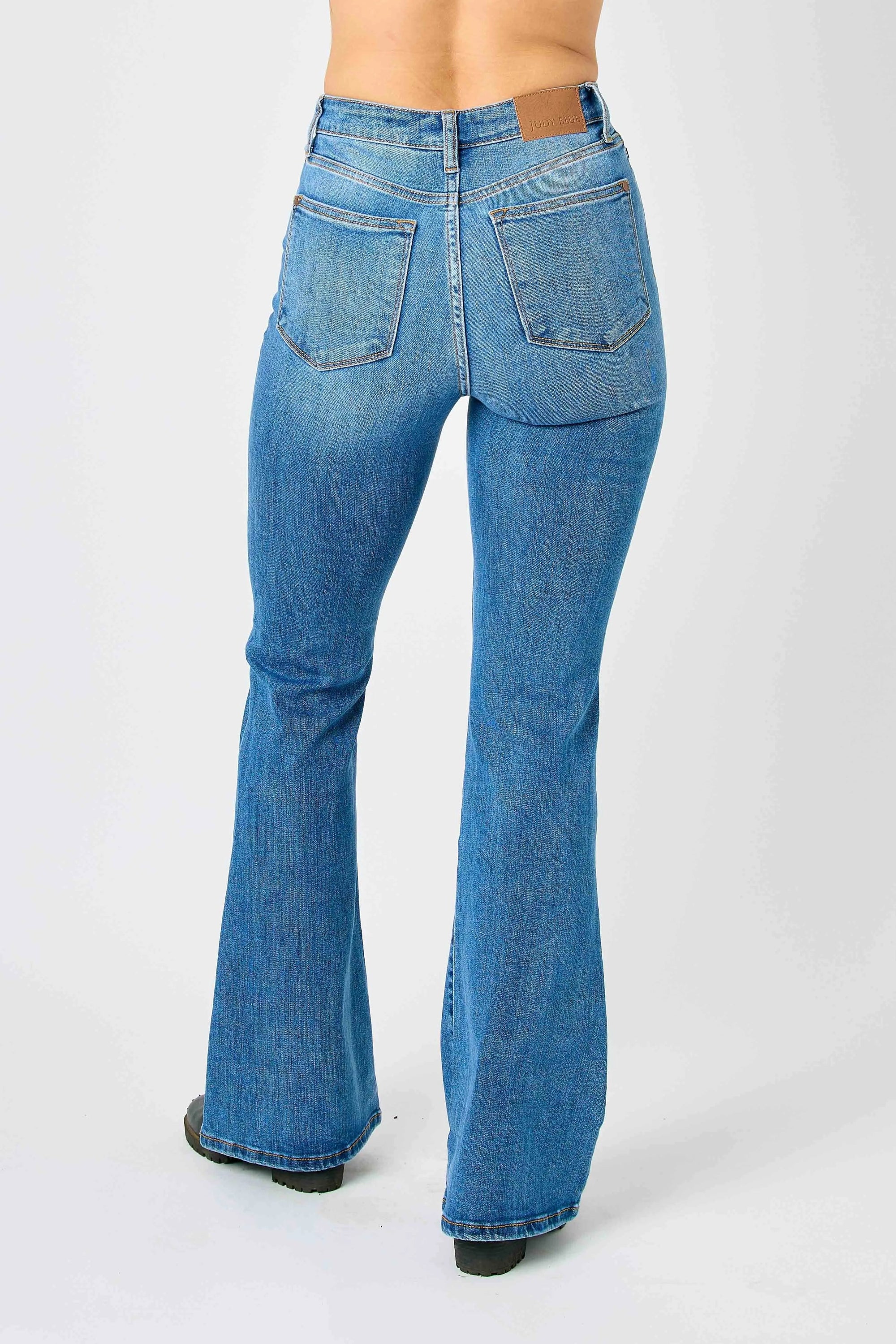 Judy Blue Full Size Hw Classic Flare Jeans