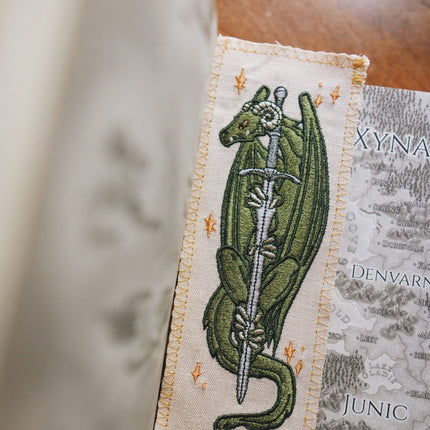 Dragon Guard | Embroidered Bookmark