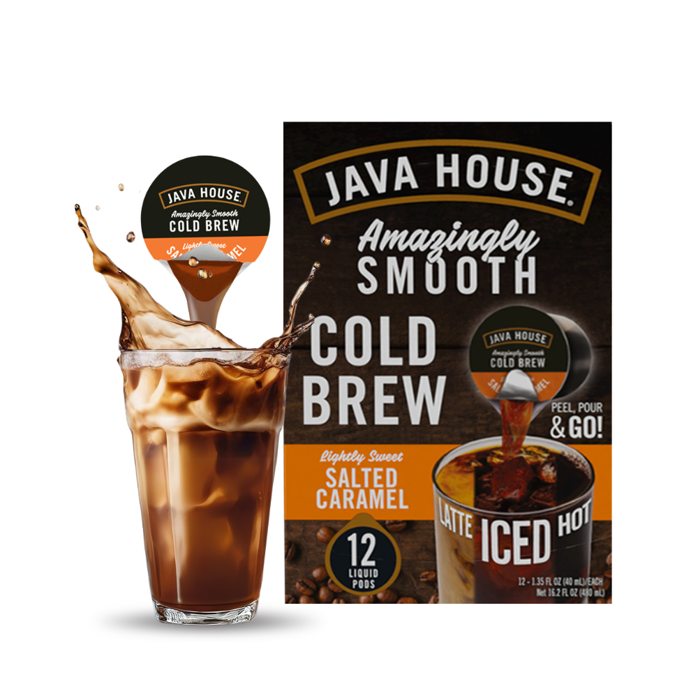 Cold Brew Coffee Pods - Salted Caramel - Lightly Sweet
