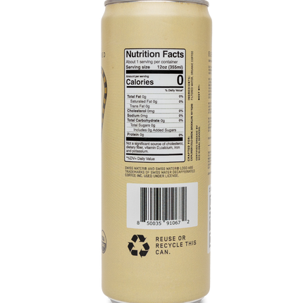 Cold Brew | Choose Your Caffeine Level | Unsweetened 12-Pack