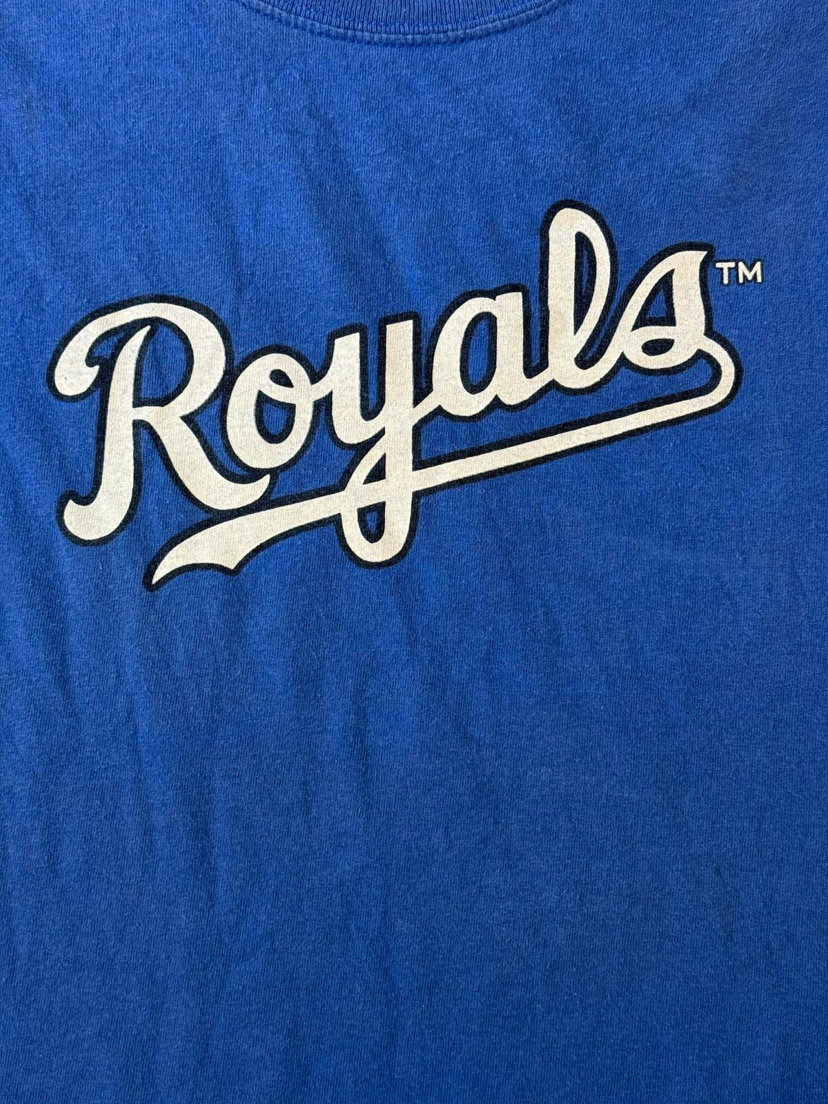 VTG KC Royals George Brett T-shirt Jersey Promo #5 - L