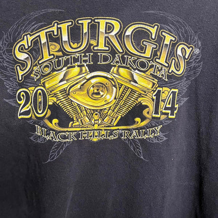 Faded Sturgis Biker Tshirt South Dakota Black Hills Rally XL