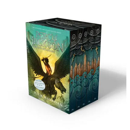 Percy Jackson and the Olympians 5 Book Paperback Boxed Set (W/Poster) - Boxed Set