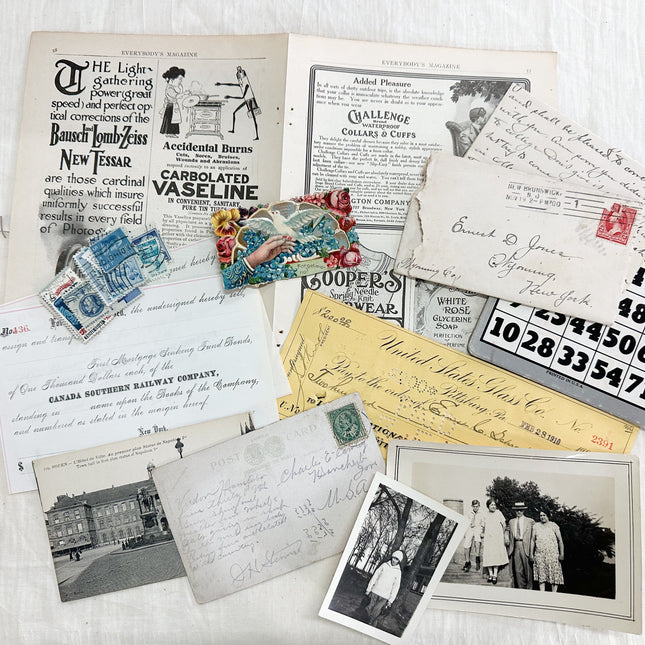 Assorted Vintage Ephemera Pack