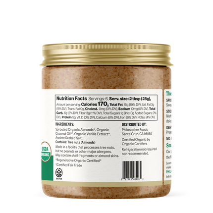 Crunchy Alchemy Sprouted Almond Butter
