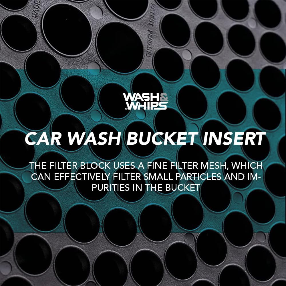 WASH&WHIPS Pit Stop Particle Interceptor - Fits 5 / 3.5 G Buckets