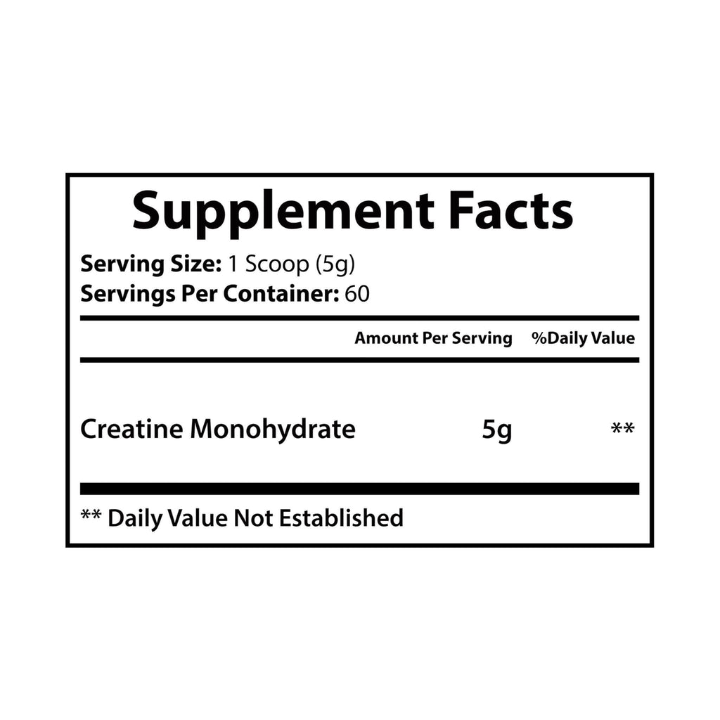 Creatine Monohydrate Supplement (300 g, 10.58 oz)