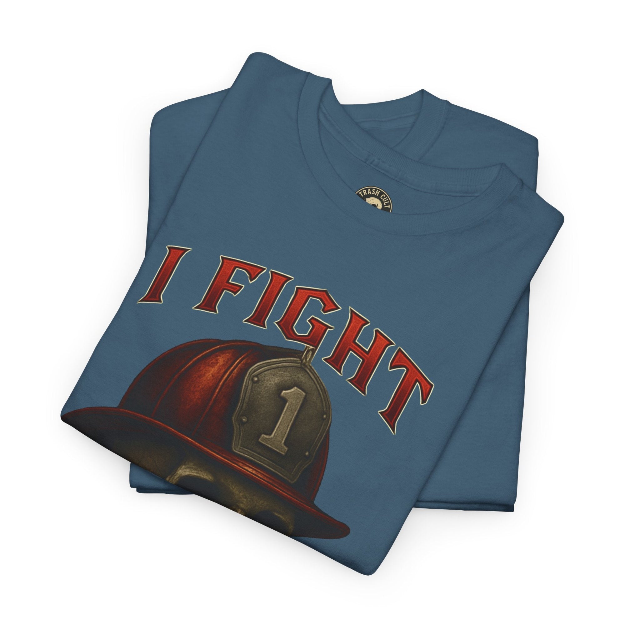 Skull Firefighter Tee - I Fight What You Fear, Casual Shirt, Gift for Firefighters, Halloween Costume, Unisex Apparel