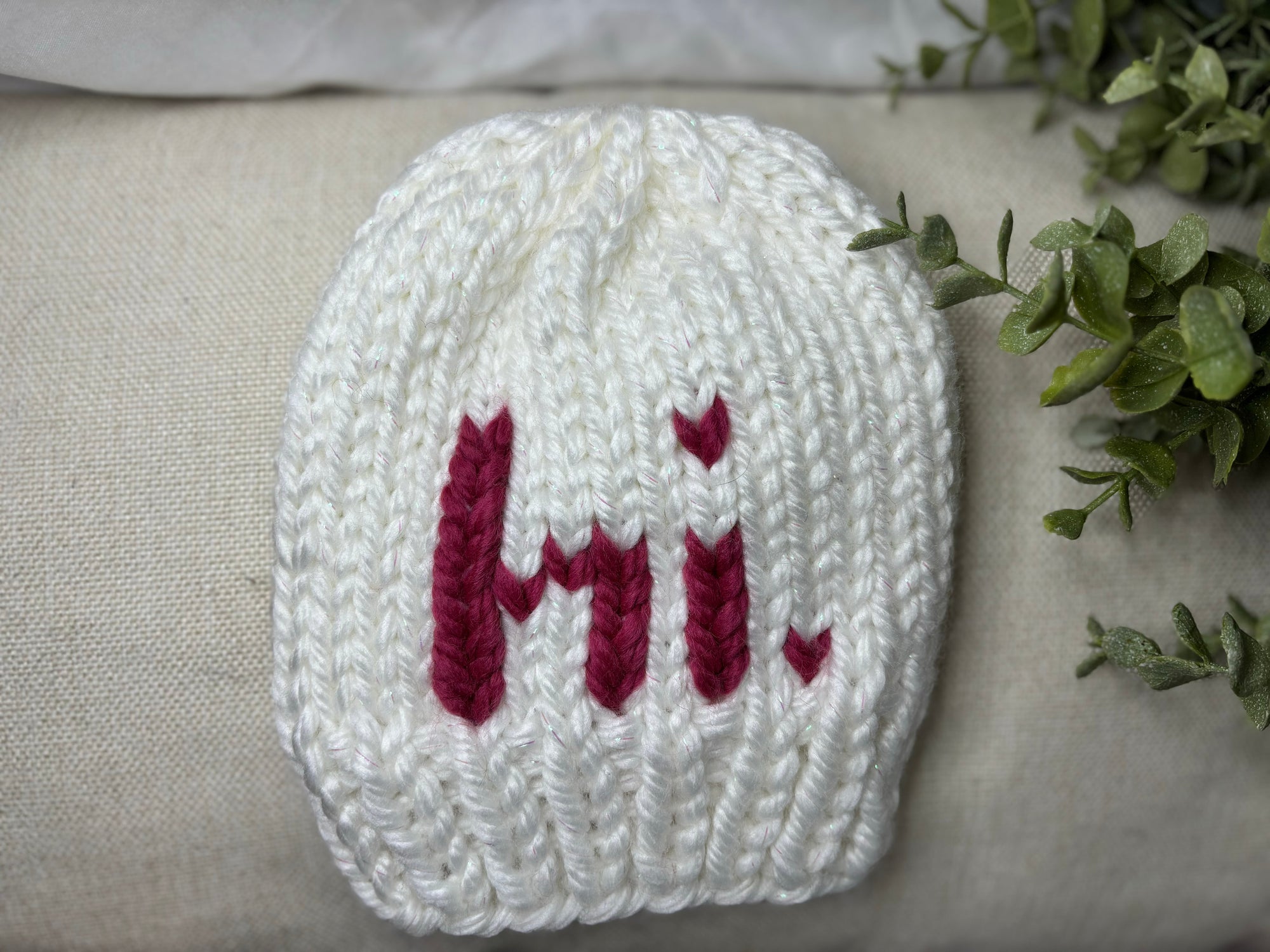 Hi Hat White Sparkle & Pink