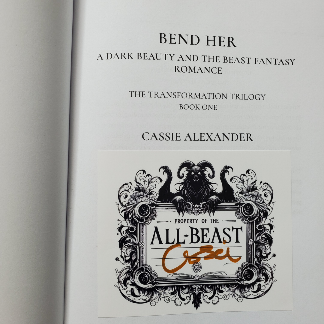 Cassie Alexander Transformation Trilogy Paperback Bundle