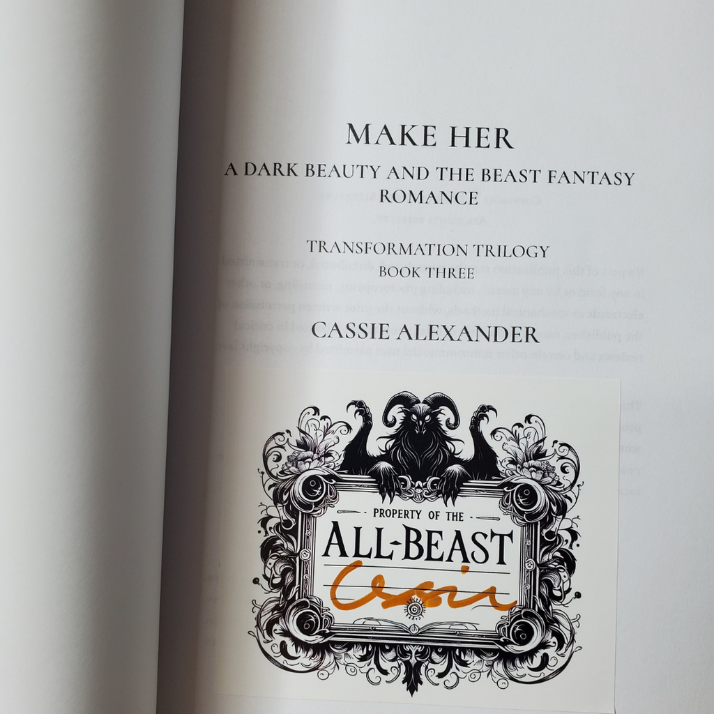 Cassie Alexander Transformation Trilogy Paperback Bundle