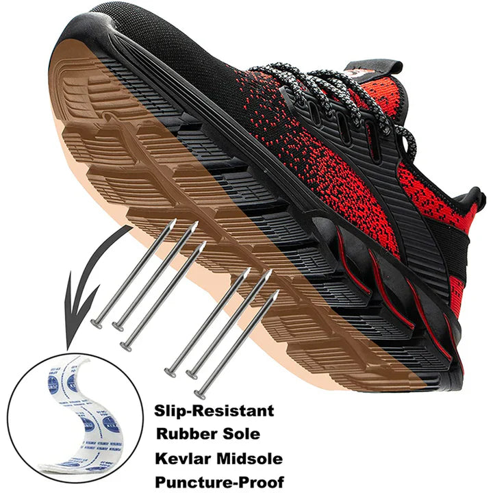 SUADEX Breathable Puncture-Proof Safety Work Shoes