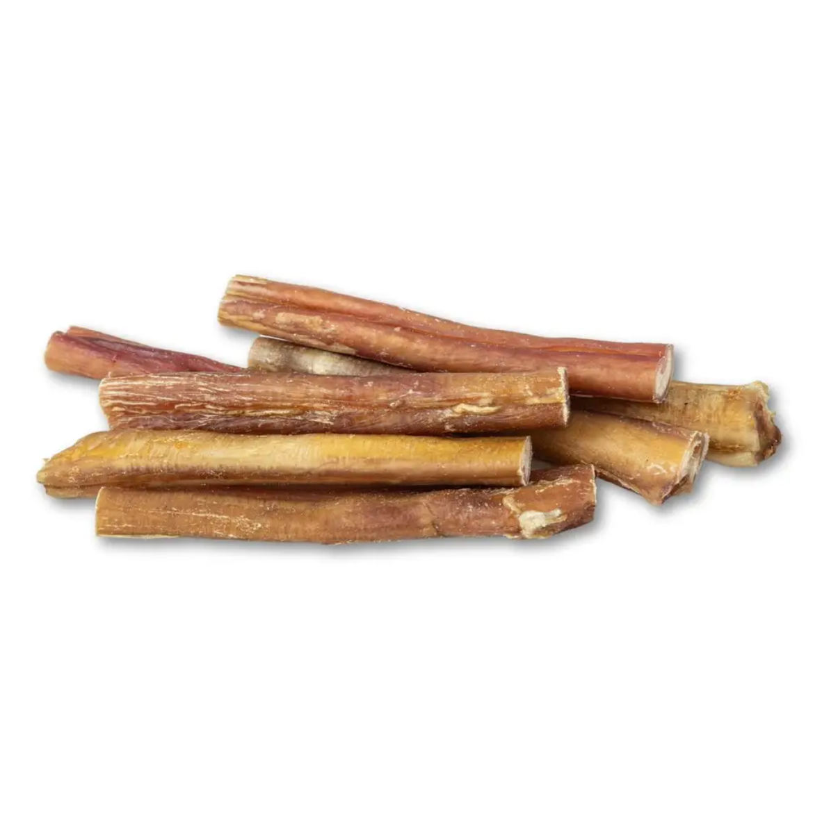 All-Natural Beef Bully Stick Dog Treats, High Protein & Long-Lasting Chews – 6-Inch Thick (3-Pack)