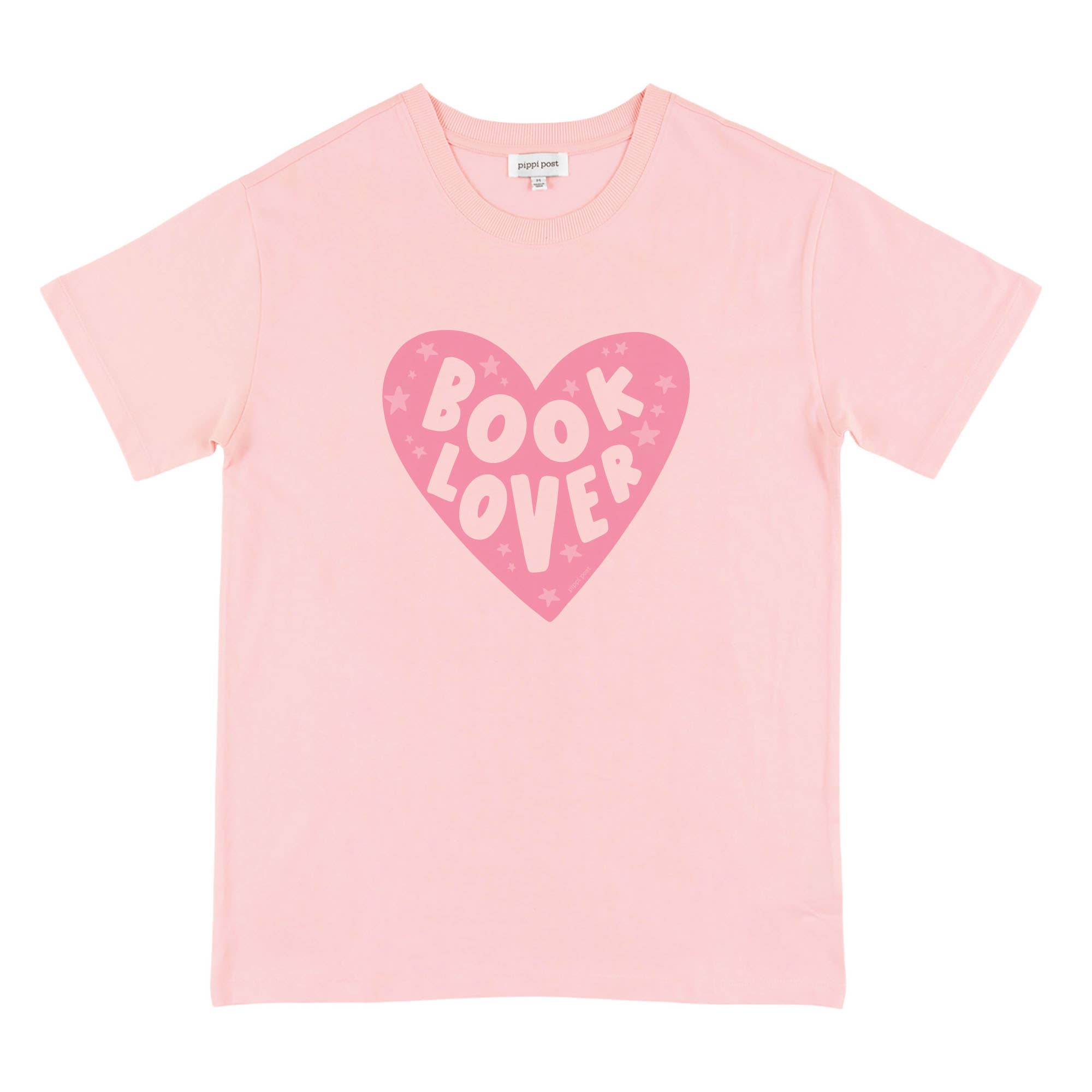 Pippi Post - Book Lover - Pippi Tee - Blush