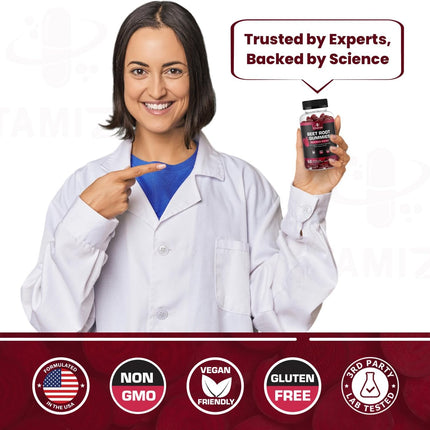 VITAMIZED Beetroot Gummies 1000mg - Nitric Oxide Supplement