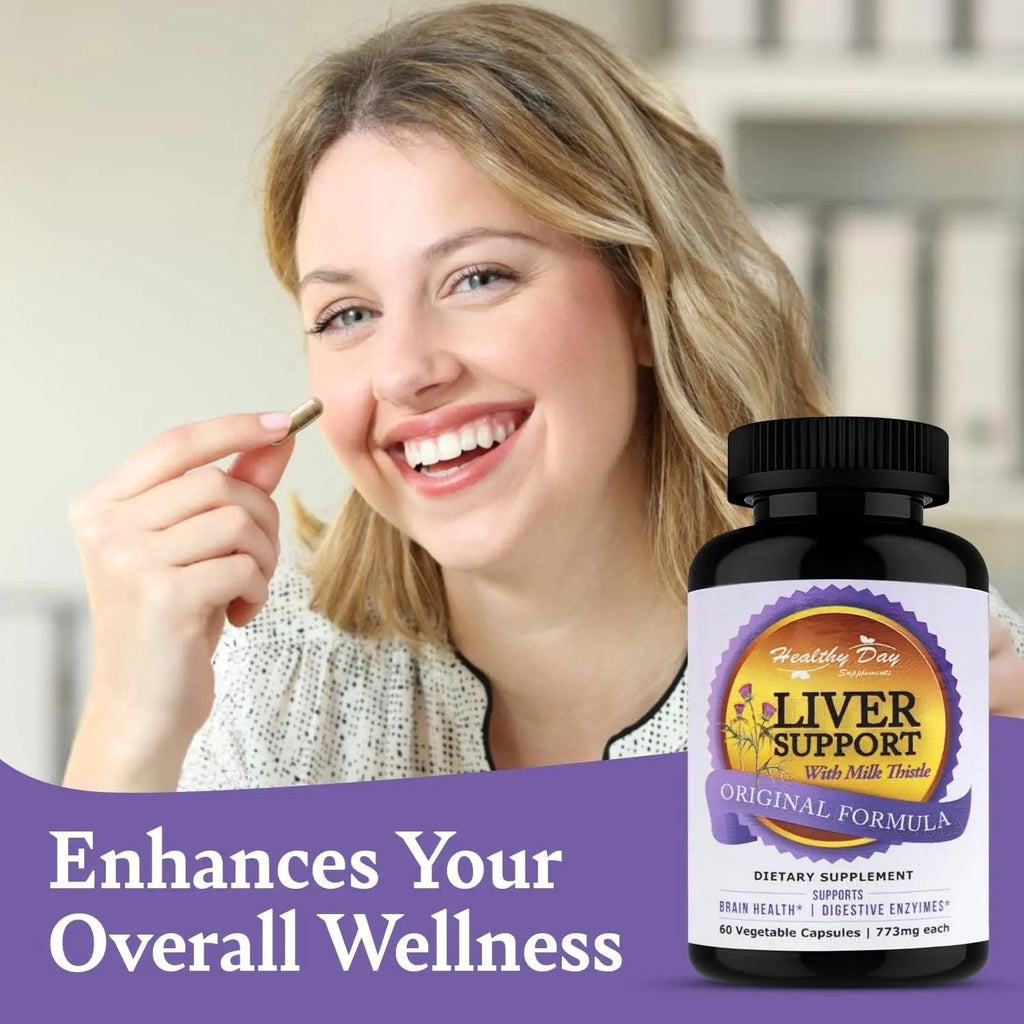 Liver Cleanse and Detox & Repair Formula - Herbal Liver Support Supplement Liver Detox