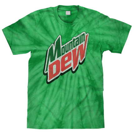 Mountain Dew Logo Tie Dye T-Shirt - Spider Kelly