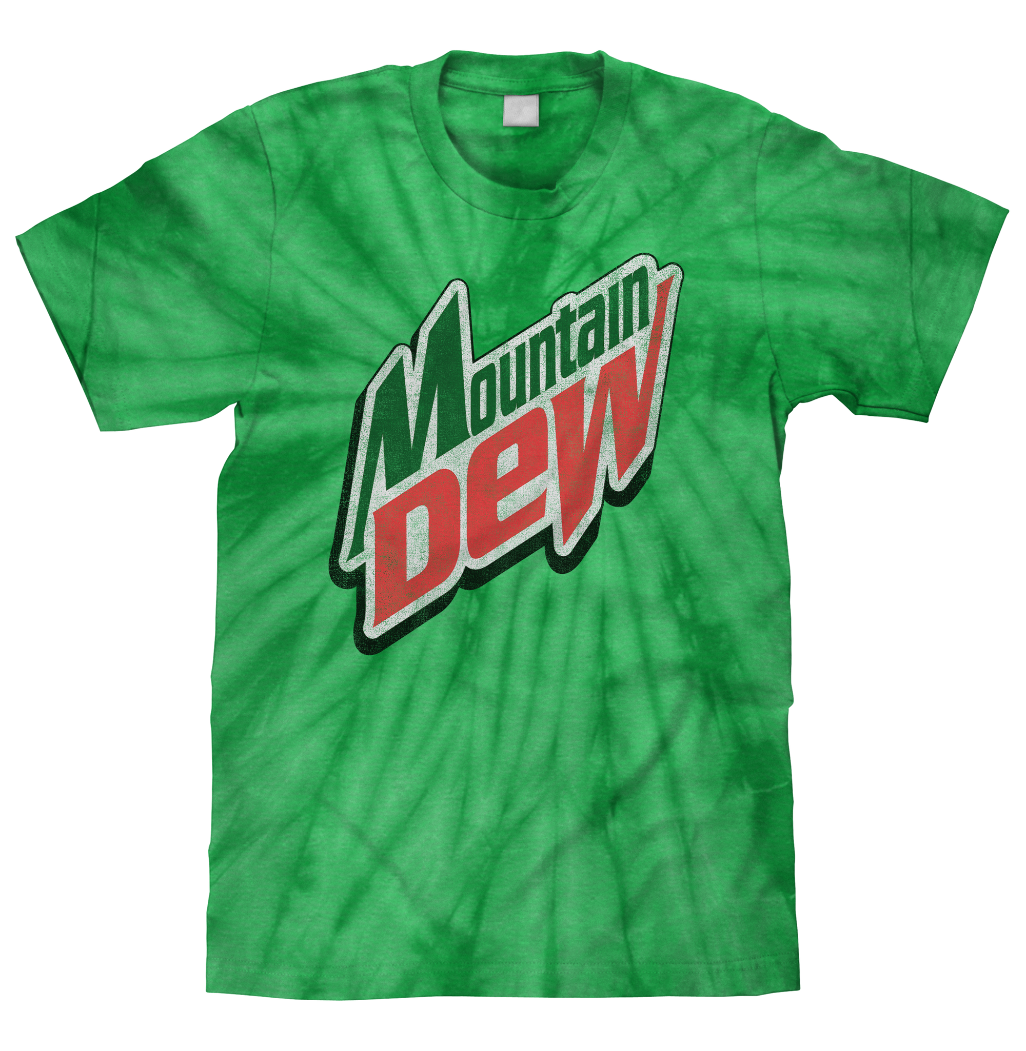 Mountain Dew Logo Tie Dye T-Shirt - Spider Kelly