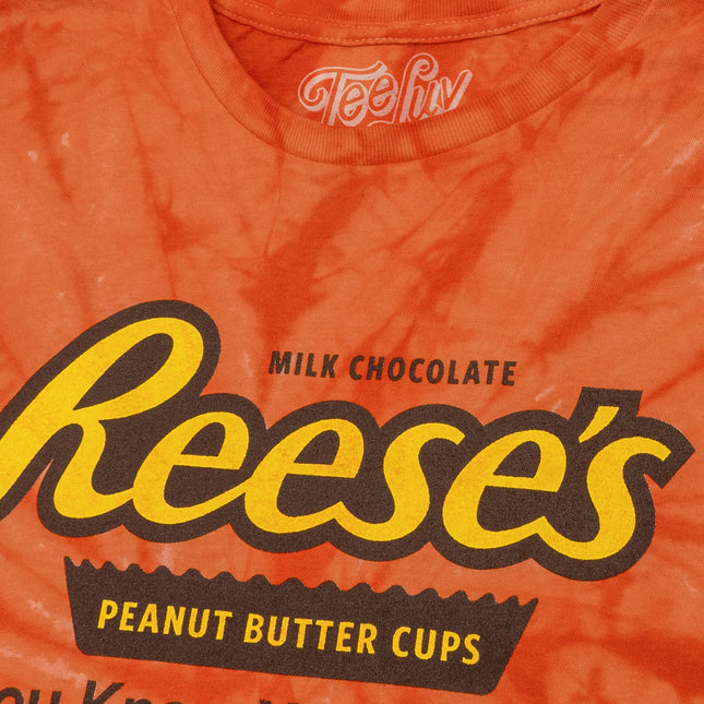 Reese's Peanut Butter Cup Tie Dye T-Shirt - Orange Spider