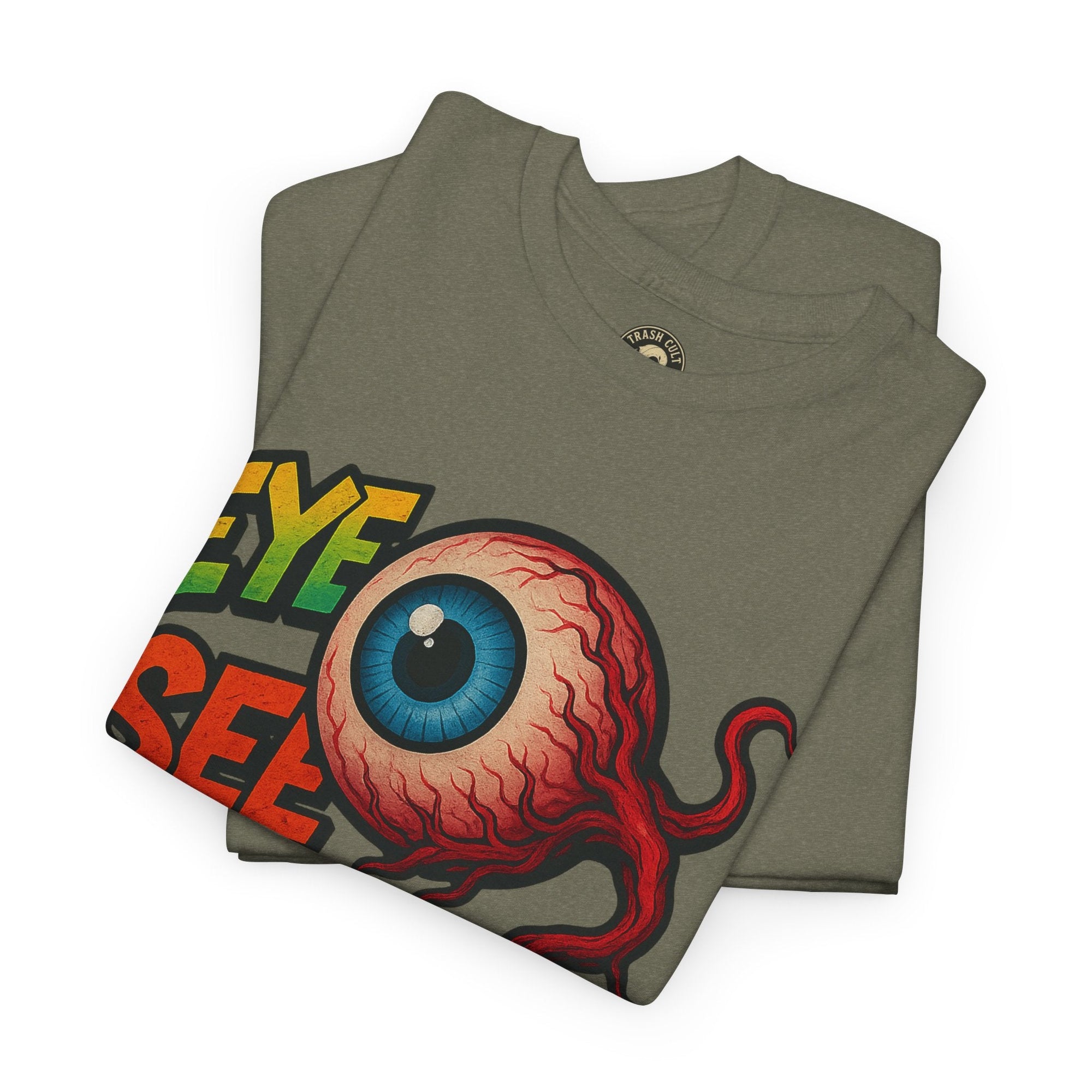 Eye See You Shirt – Creepy Eyeball Graphic Tee – Gildan 5000 Unisex
