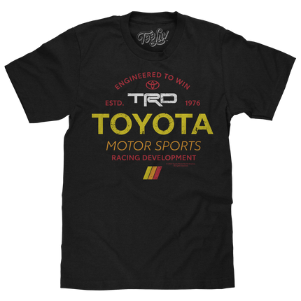 Toyota TRD Motor Sports Racing Development T-Shirt - Black