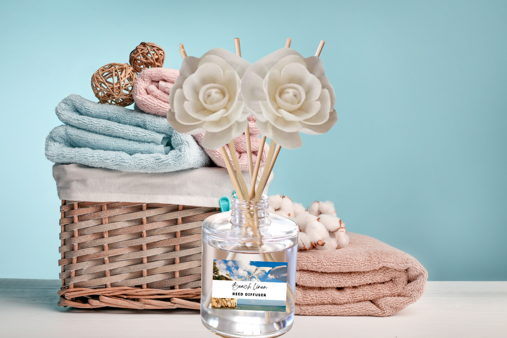 Clean & Fresh Reed Diffuser Collection – Crisp Linen, Cotton & Citrus-Inspired Aromas for a Bright, Airy Home