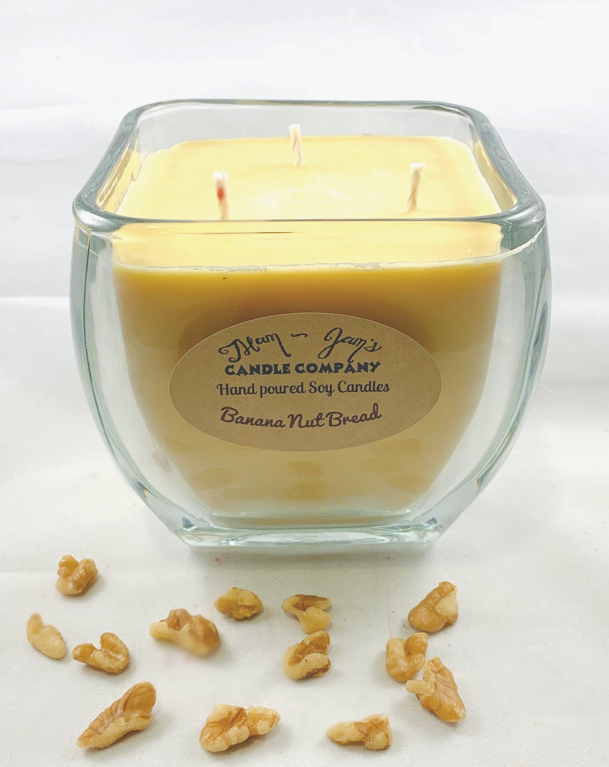 Banana Nut Bread Soy Candle – Sweet & Cozy Scent | Mam Jam’s