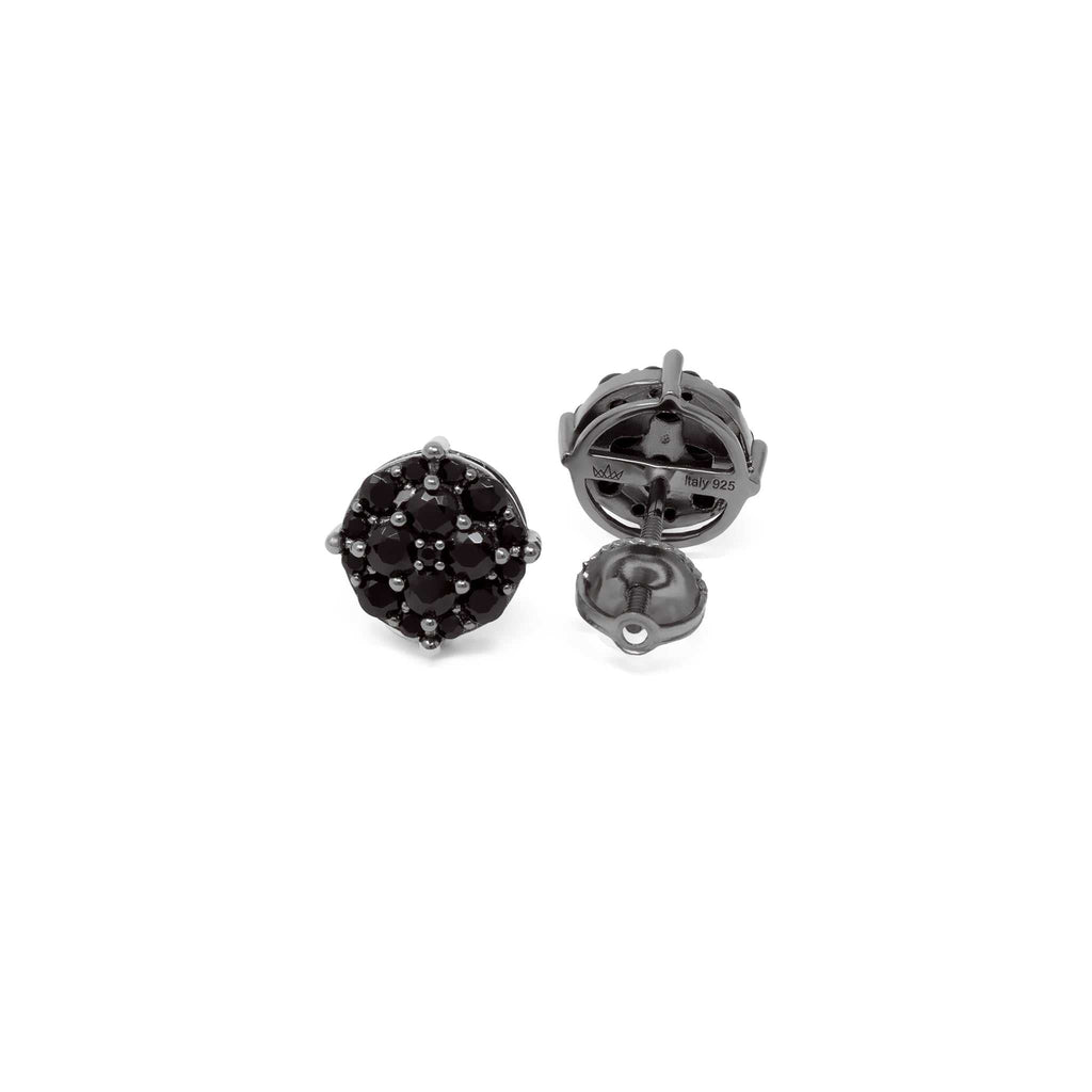 Black Stud Earrings